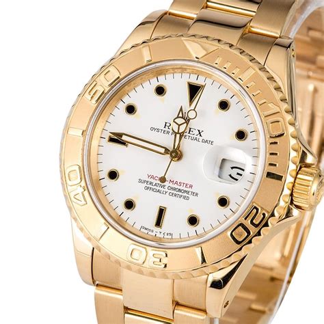 rolex yachtmaster 18k gold|gold Rolex yacht master for sale.